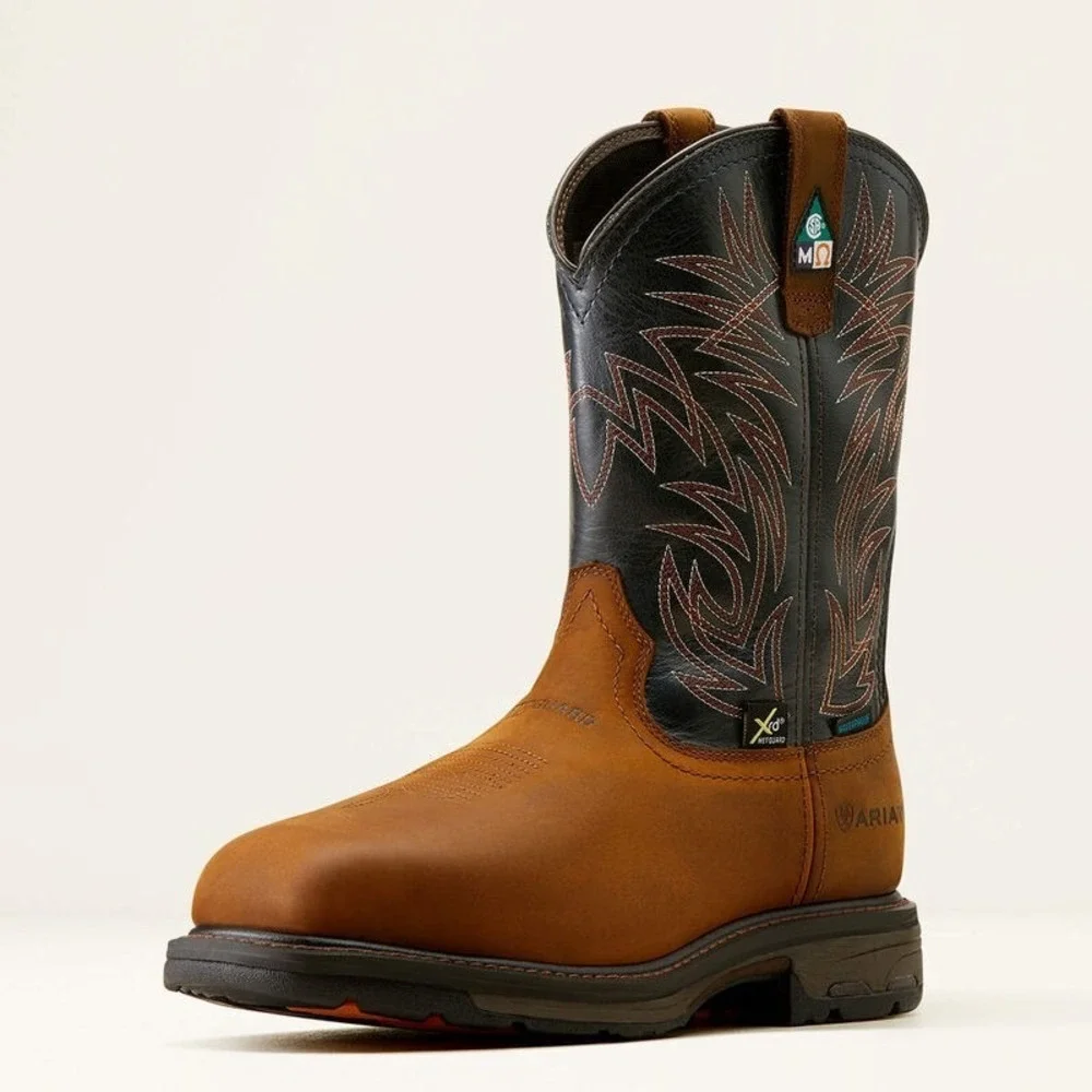 Ariat® (Men's 12 D) WorkHog™ MetGuard CSA Waterproof Comp-Toe‎ Work Boot - $300